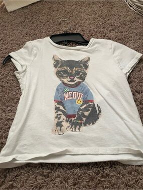 TWO Old Navy Graphic Tee-shirts- Girls Medium